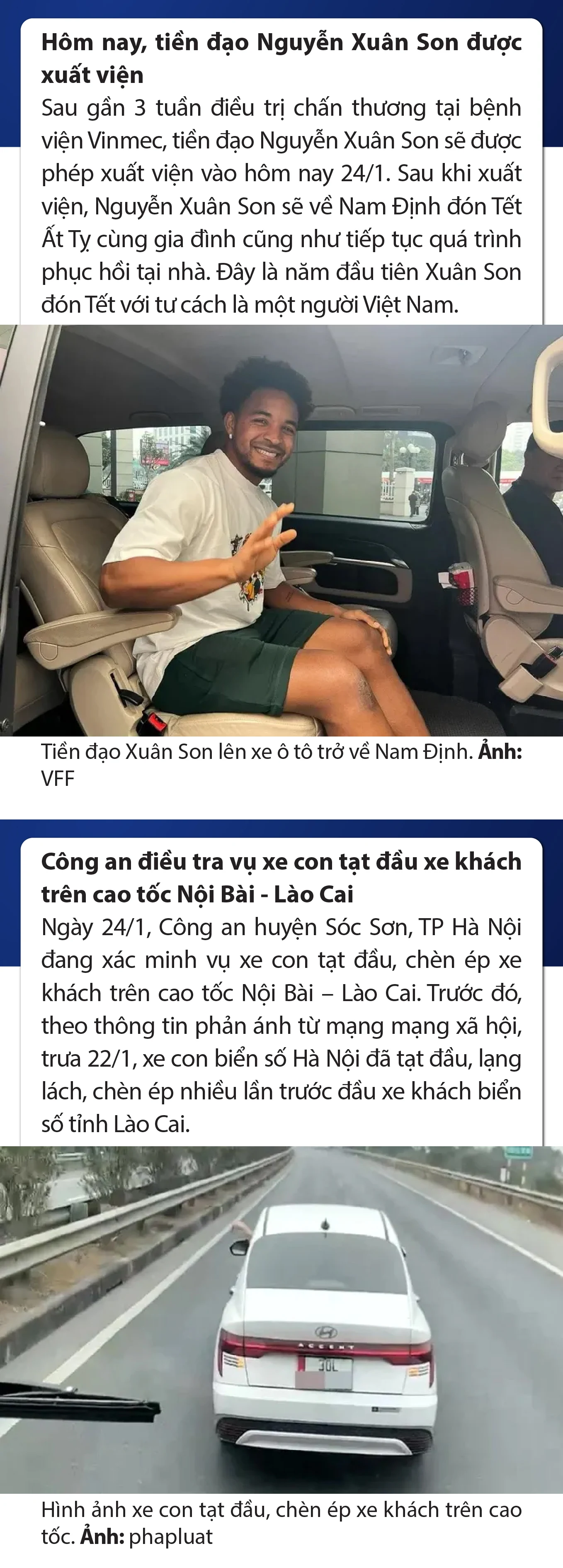 Sự kiện nổi bật trong nước, quốc tế ngày 24/1/2025
