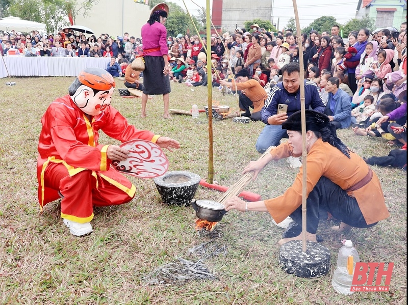 Sôi động Lễ hội nấu cơm thi tại xã Hải Nhân