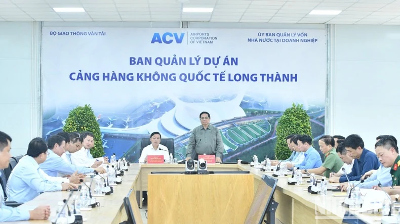 Nỗ lực hoàn thành cơ bản Dự án Cảng hàng không quốc tế Long Thành trước ngày 31/12/2025