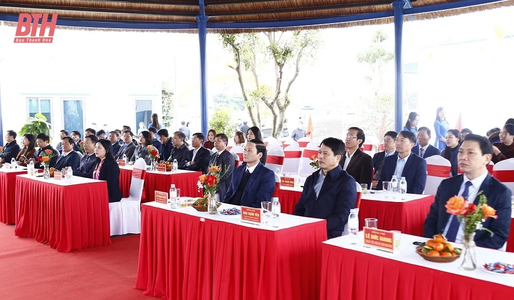Chủ tịch UBND tỉnh Đỗ Minh Tuấn dự lễ ra quân sản xuất đầu năm tại Công ty TNHH Thực phẩm và Thương mại dịch vụ Lê Gia