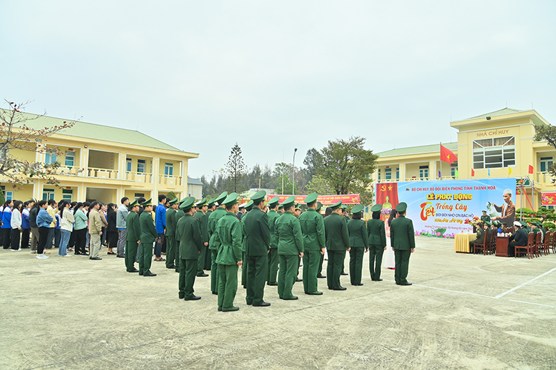 Bộ đội Biên phòng Thanh Hóa phát động Tết trồng cây “Đời đời nhớ ơn Bác Hồ” Xuân Ất Tỵ 2025