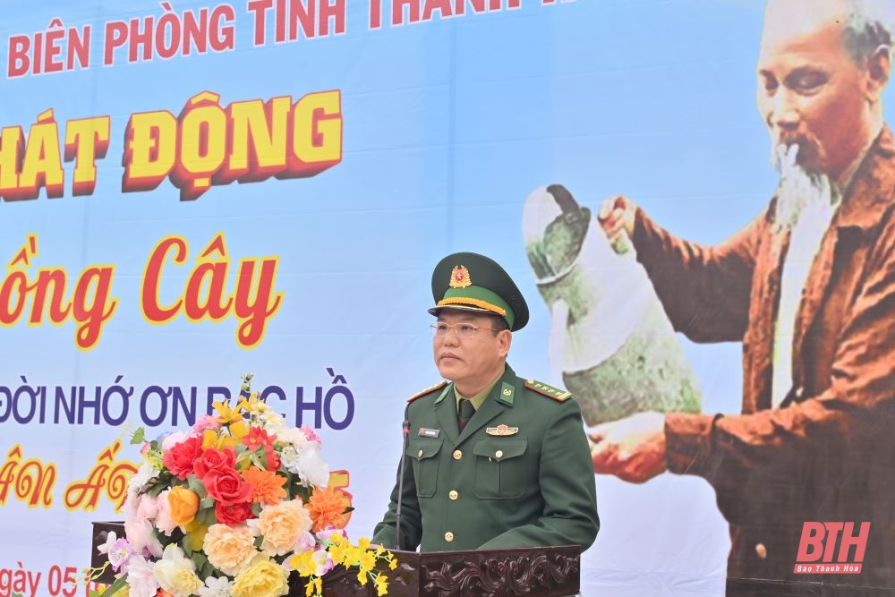 Bộ đội Biên phòng Thanh Hóa phát động Tết trồng cây “Đời đời nhớ ơn Bác Hồ” Xuân Ất Tỵ 2025