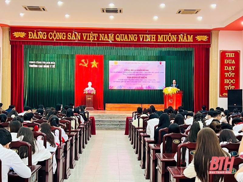 Công bố và khởi động dự án Kỹ năng thành công với học sinh, sinh viên các cơ sở giáo dục nghề nghiệp tỉnh Thanh Hóa