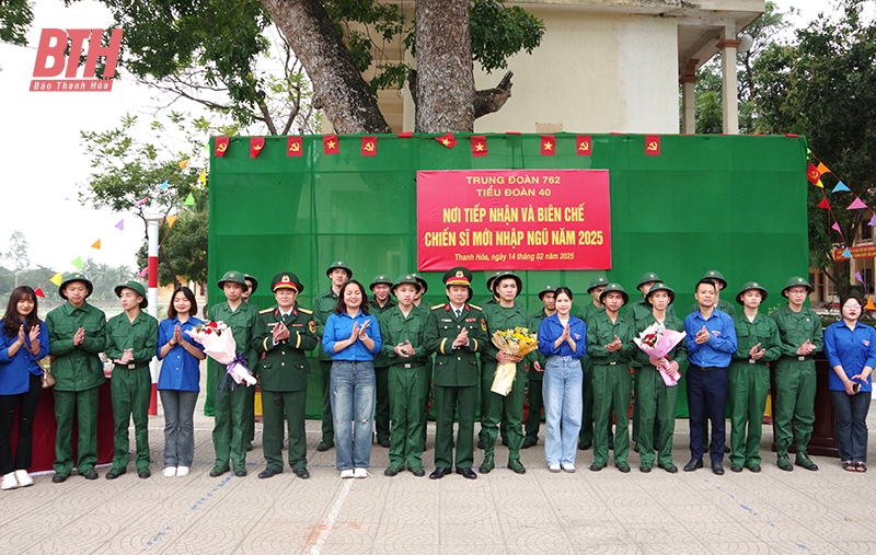 Trung đoàn 762 hoàn thành tiếp nhận chiến sĩ mới