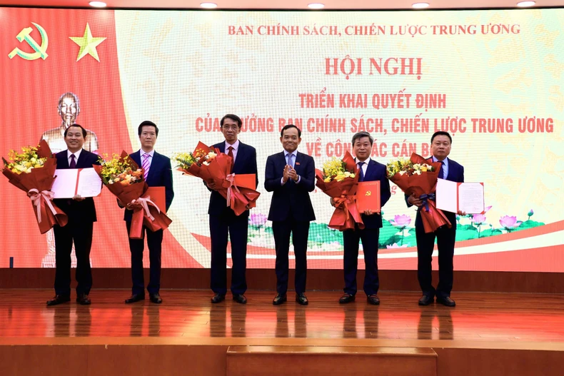 Công bố cơ cấu, chức năng nhiệm vụ các vụ, đơn vị trực thuộc Ban Chính sách, chiến lược Trung ương