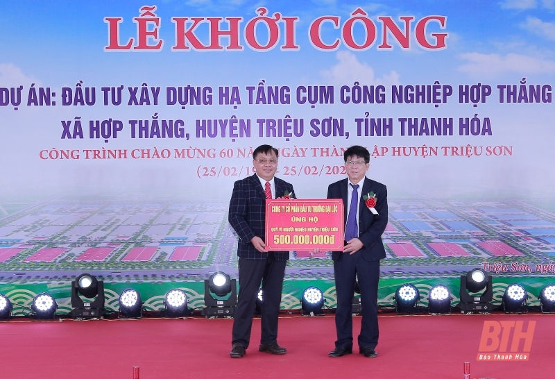 Khởi công Cụm công nghiệp Hợp Thắng