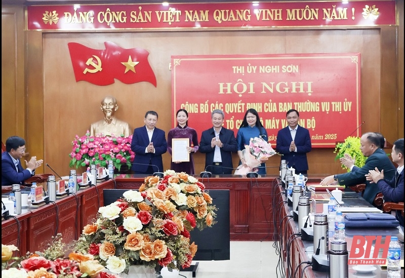 Thành lập Ban Tuyên giáo và Dân vận Thị ủy Nghi Sơn