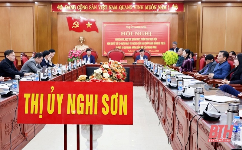 Thành lập Ban Tuyên giáo và Dân vận Thị ủy Nghi Sơn