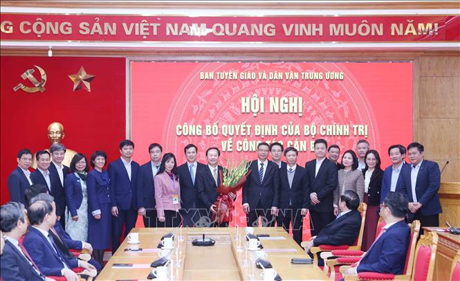 Ông Huỳnh Thành Đạt giữ chức Phó Trưởng Ban Tuyên giáo và Dân vận Trung ương