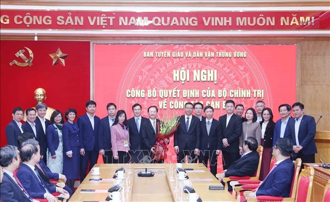 Ông Huỳnh Thành Đạt giữ chức Phó Trưởng Ban Tuyên giáo và Dân vận Trung ương
