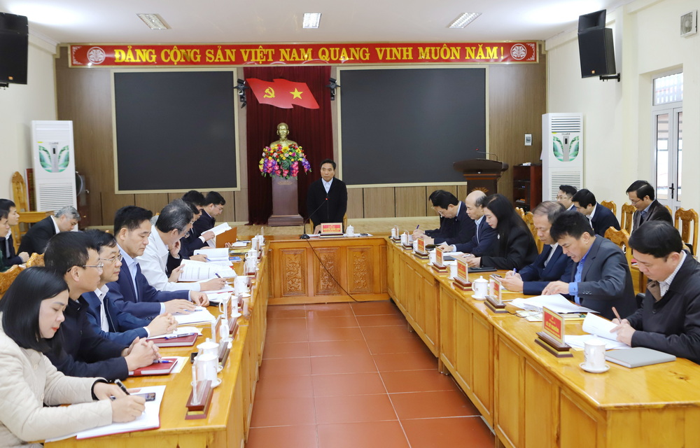 Bí thư Tỉnh ủy Nguyễn Doãn Anh kiểm tra tình hình thực hiện nhiệm vụ tại huyện Triệu Sơn và Thường Xuân