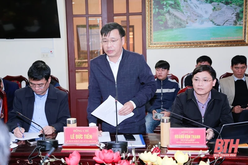 Kiểm tra phương án khắc phục sự cố môi trường của Trang trại chăn nuôi công nghệ cao tại huyện Lang Chánh