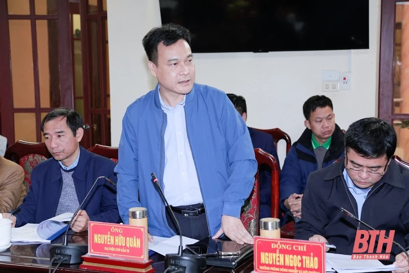 Kiểm tra phương án khắc phục sự cố môi trường của Trang trại chăn nuôi công nghệ cao tại huyện Lang Chánh