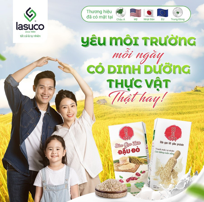 Lasuco Group: Sáng tạo dinh dưỡng xanh cho cuộc sống khỏe mạnh