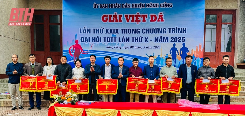 275 VĐV tranh tài tại Giải việt dã huyện Nông Cống