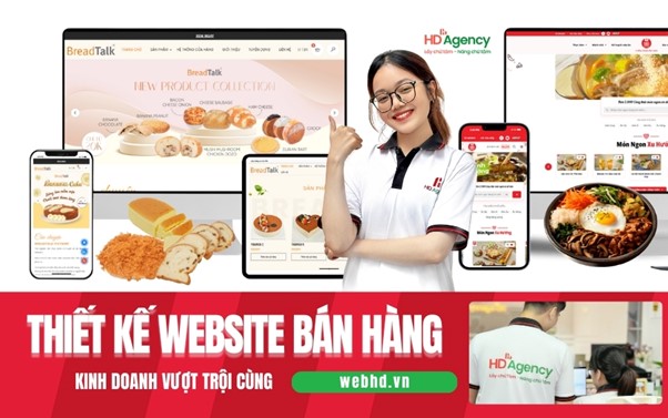 Thiết kế website bán hàng|kinh doanh vượt trội cùng HD AGENCY