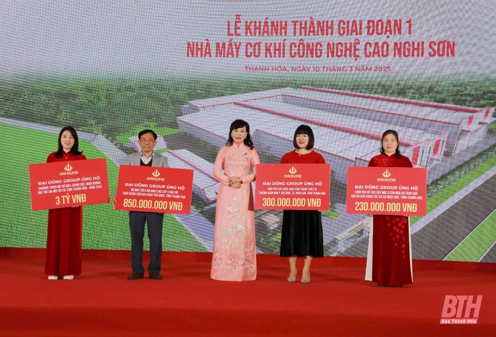 Khánh thành giai đoạn 1 - Nhà máy Cơ khí công nghệ cao Nghi Sơn