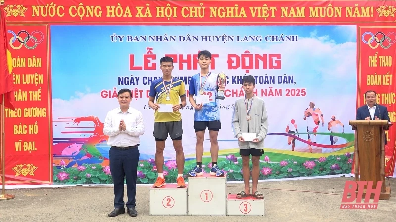 Lang Chánh phát động Ngày chạy Olympic vì sức khỏe toàn dân và giải việt dã năm 2025