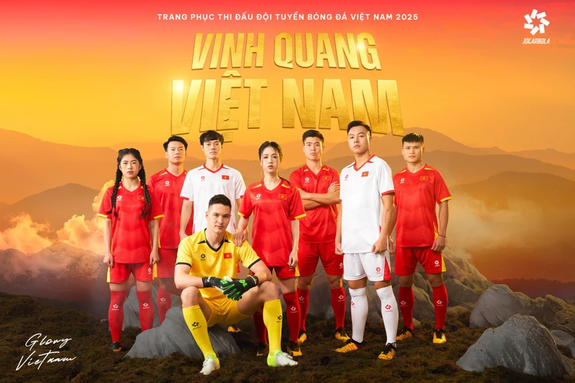 Đội tuyển Việt Nam ra mắt trang phục mới trước Vòng loại Asian Cup