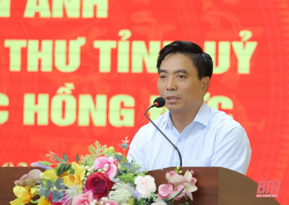 Bí thư Tỉnh ủy Nguyễn Doãn Anh làm việc với Trường Đại học Hồng Đức