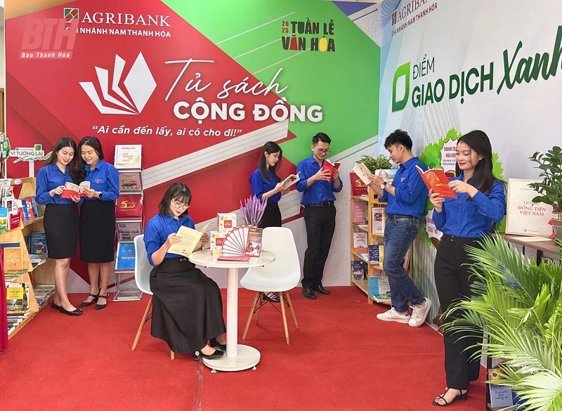 Agribank Nam Thanh Hóa triển khai chương trình “Tủ sách cộng đồng - lan tỏa tri thức, kết nối yêu thương”