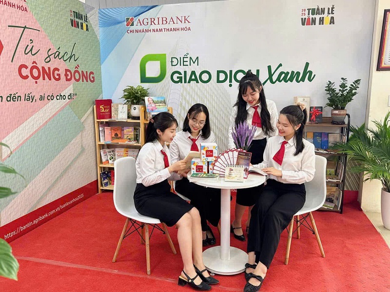 Agribank Nam Thanh Hóa triển khai chương trình “Tủ sách cộng đồng - lan tỏa tri thức, kết nối yêu thương”