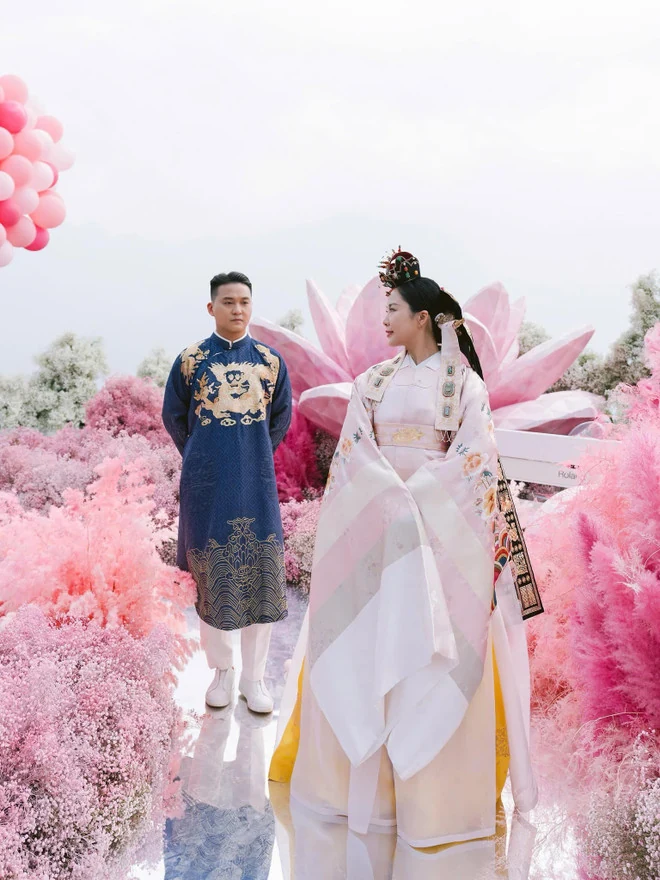 Khi áo dài the La Khê và Hanbok hòa quyện trong bản tình ca giữa núi rừng Sa Pa