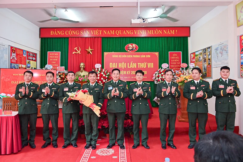 Đảng bộ Đồn Biên phòng Sầm Sơn tổ chức thành công Đại hội nhiệm kỳ 2025 - 2030