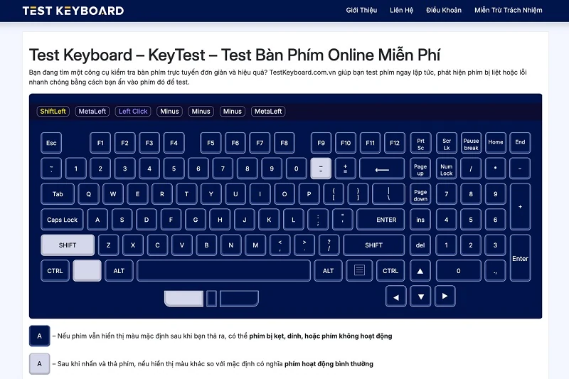 Test Keyboard: Khắc phục lỗi bàn phím nhanh chóng, tiết kiệm chi phí
