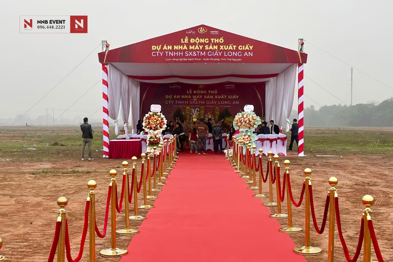 Dịch vụ tổ chức lễ khởi công động thổ chuyên nghiệp tại NNB Event