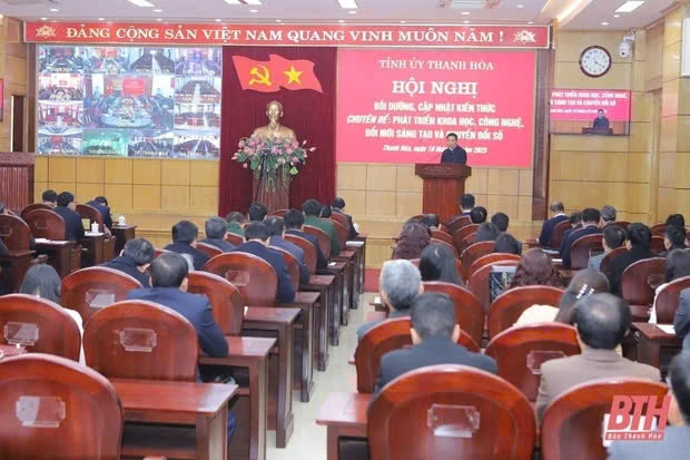 “Khoa học công nghệ, đổi mới sáng tạo, chuyển đổi số” - Động lực quan trọng đưa tỉnh Thanh Hóa phát triển mạnh mẽ trong kỷ nguyên vươn mình