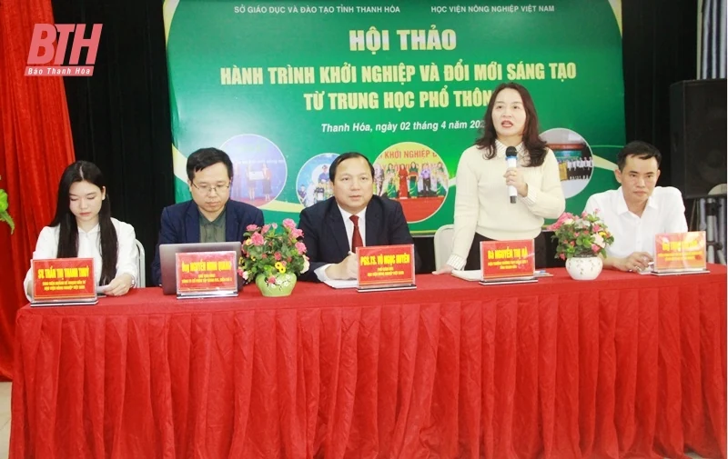 Hội thảo “Hành trình khởi nghiệp và đổi mới sáng tạo từ THPT” năm 2025