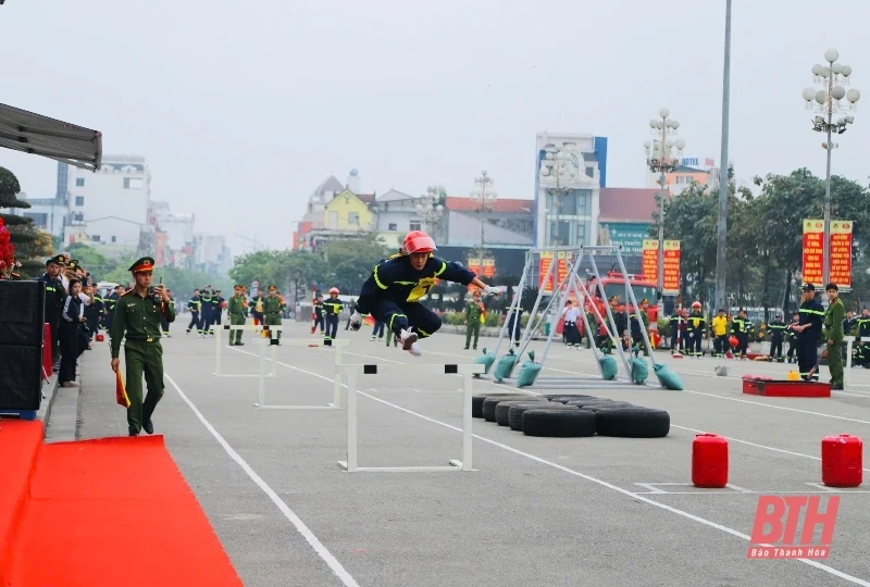 đăng ký m88 đoạt giải Nhì toàn đoàn Hội thi thể thao nghiệp vụ chữa cháy và cứu nạn, cứu hộ Khu vực III