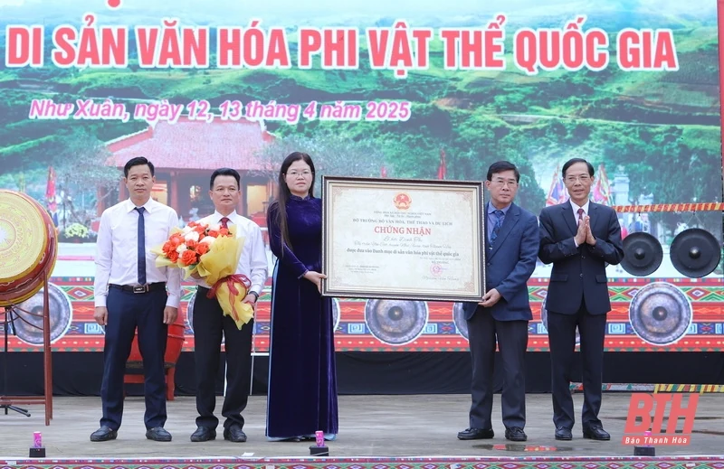 Đón Bằng công nhận Lễ hội Đình Thi là di sản văn hóa phi vật thể quốc gia