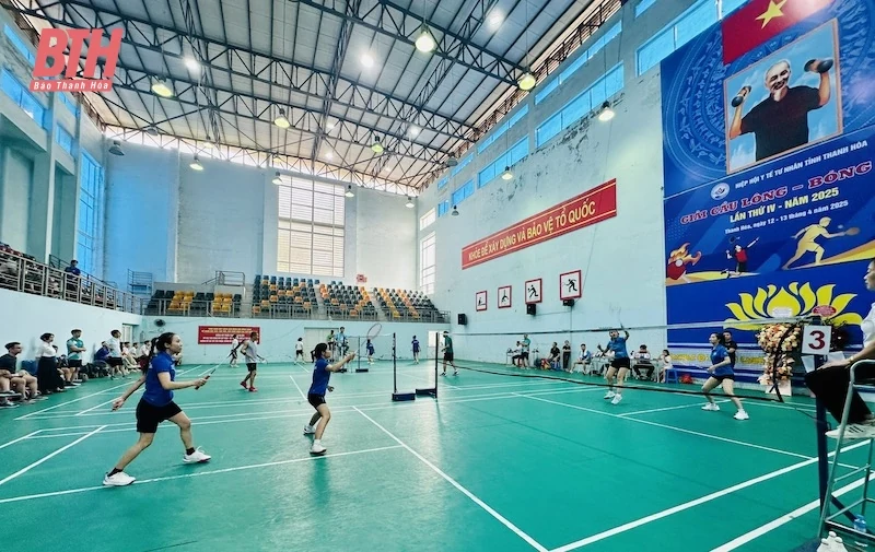 Giải bóng bàn, cầu lông Hiệp hội Y tế tư nhân tỉnh Thanh Hoá lần thứ 4