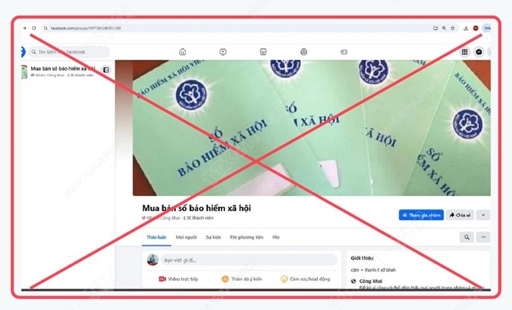 Tái diễn tình trạng mua bán sổ bảo hiểm xã m m88 trên mạng xã m m88