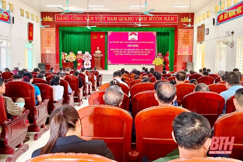 Bồi dưỡng kỹ năng thông tin tuyên truyền, chuyển đổi số cho cán bộ MTTQ cấp cơ sở