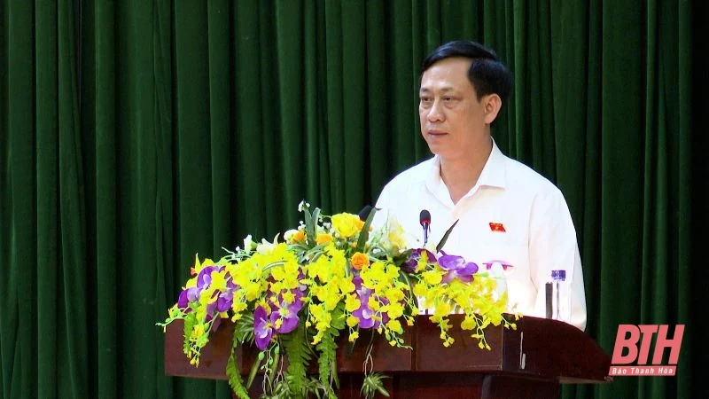 Đoàn ĐBQH tỉnh Thanh Hóa tiếp xúc cử tri huyện Thọ Xuân