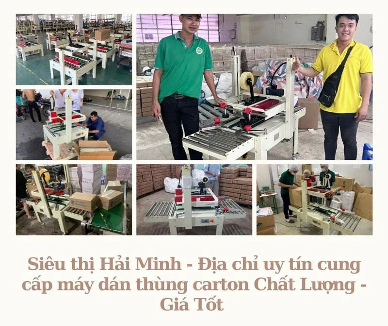 Hiệu suất đóng gói cực đỉnh với máy dán thùng carton