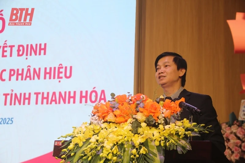 Công bố quyết định bổ nhiệm Phó Giám đốc Phân hiệu Trường Đại học Y Hà Nội tại Thanh Hóa