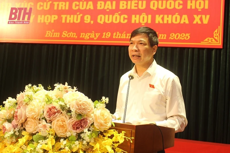 ĐBQH tỉnh tiếp xúc cử tri thị xã Bỉm Sơn