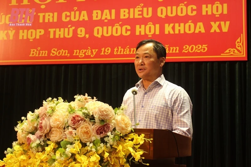 ĐBQH tỉnh tiếp xúc cử tri thị xã Bỉm Sơn