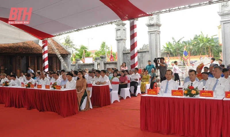 Khai mạc Lễ hội Đền thờ Lê Văn Hưu