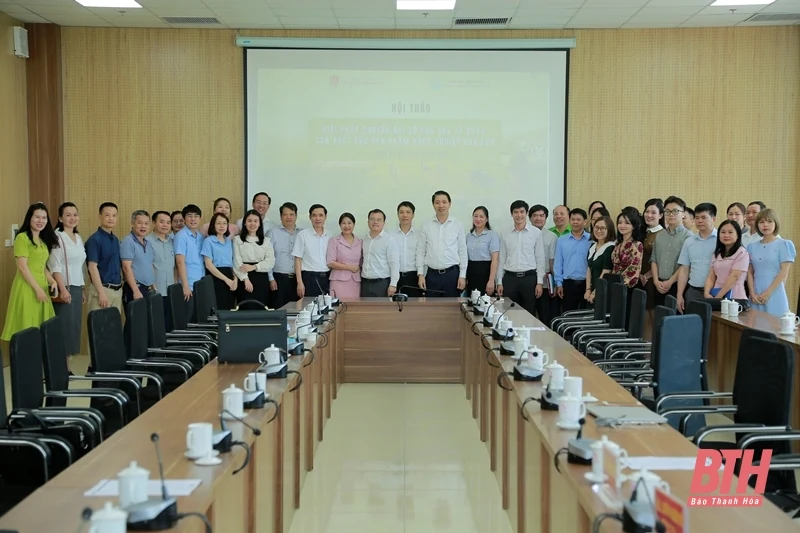 Hội thảo giải pháp chuyển đổi số của các tổ chức sản xuất sản phẩm nông nghiệp chủ lực trên địa bàn tỉnh Thanh Hóa