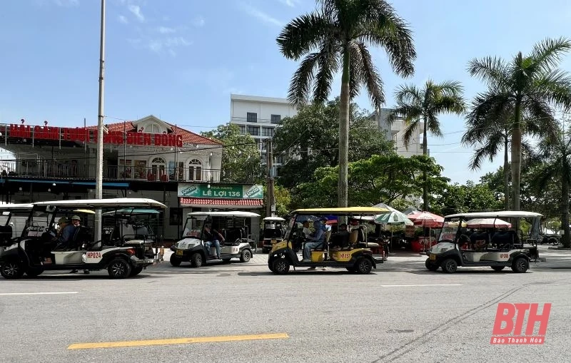 Sầm Sơn siết chặt quản lý hoạt động dang nhap m88 điện 4 bánh phục vụ du lịch