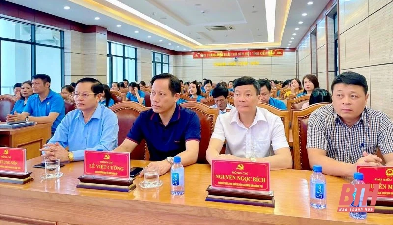Sầm Sơn phát động Tháng Công nhân và Tháng hành động về an toàn vệ sinh lao động năm 2025