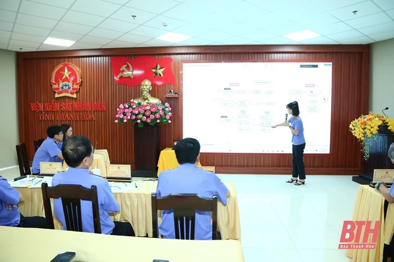Cuộc thi kỹ năng xây dựng báo cáo bằng sơ đồ tư duy trong giải quyết án hình sự