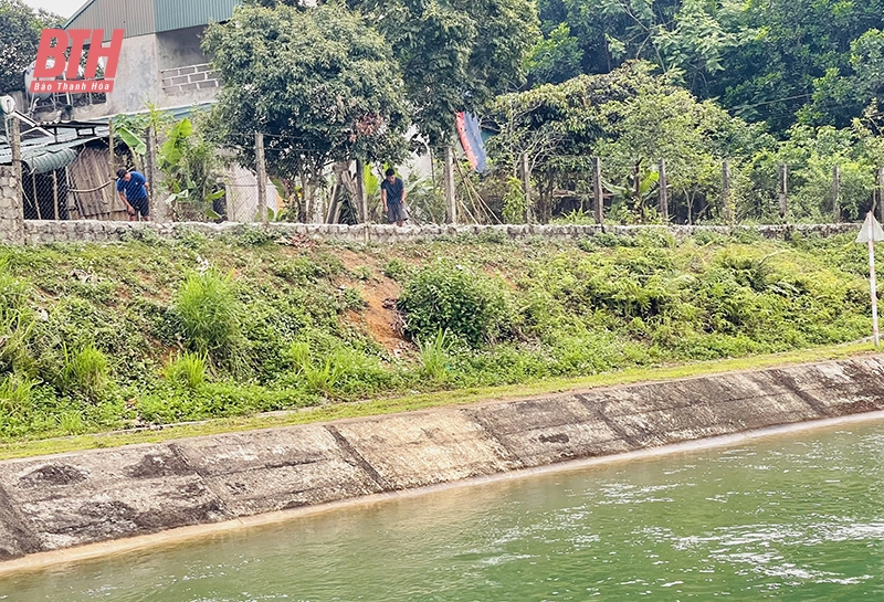 Xâm chiếm hành lang bảo vệ kênh chính hệ thống thủy lợi Cửa Đạt