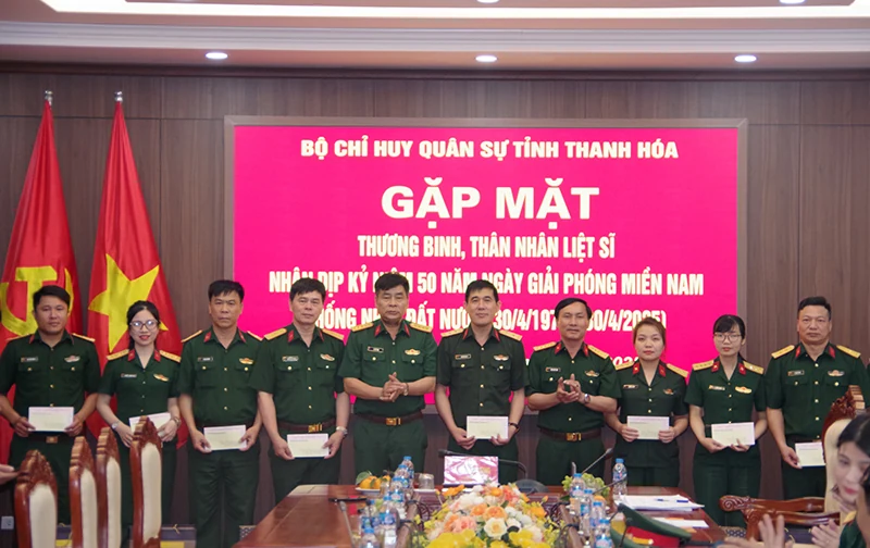 Bộ CHQS tỉnh Thanh Hóa tổ chức nhiều hoạt động tri ân dịp 30/4 