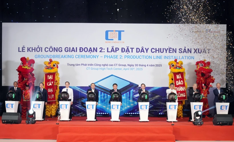 Khởi công nhà máy chip bán dẫn do người Việt làm chủ công nghệ